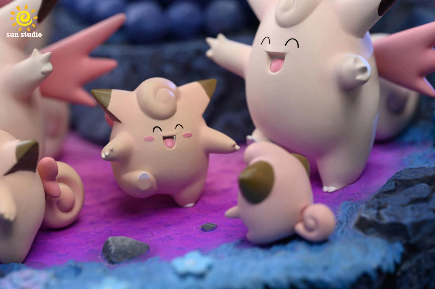 [PREORDER CLOSED] 1/20 Scale World Figure [SUN] - Clefairy & Clefable at Mt. Moonview