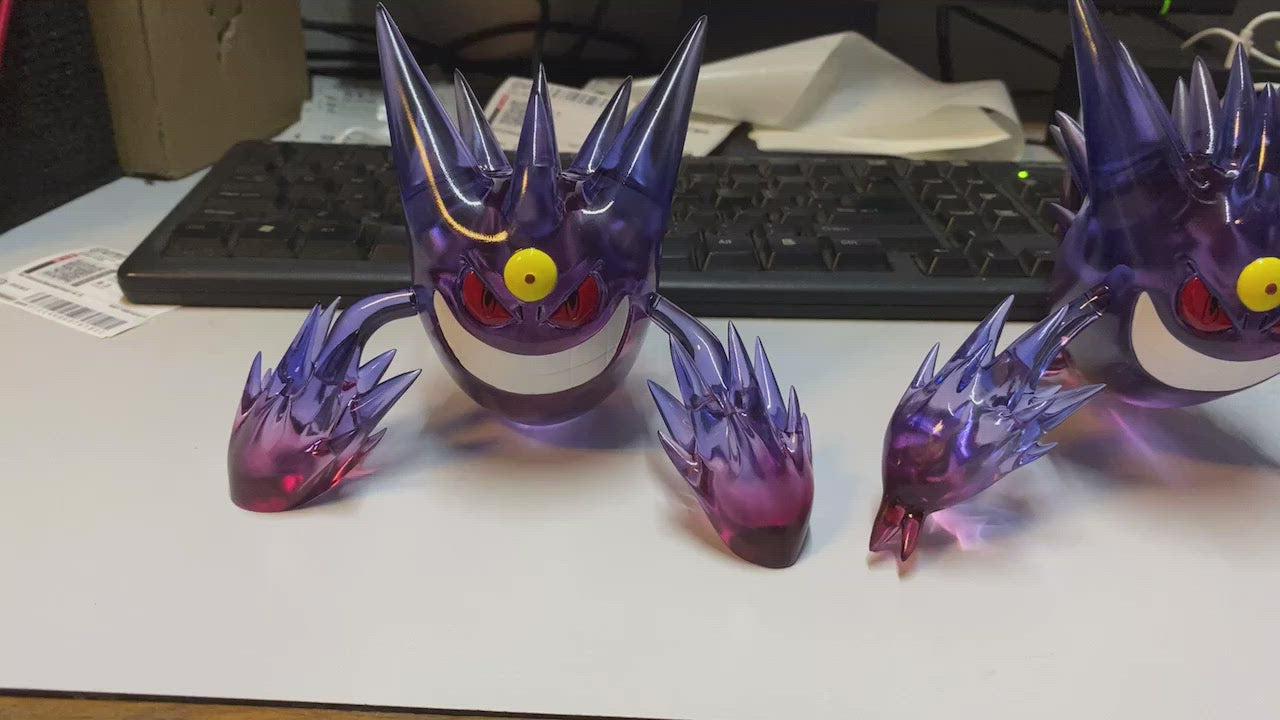 1/20 Scale World Zukan Mega Gengar & Mega Gyarados - Pokemon Resin Statue -  SXG Studios [In Stock]