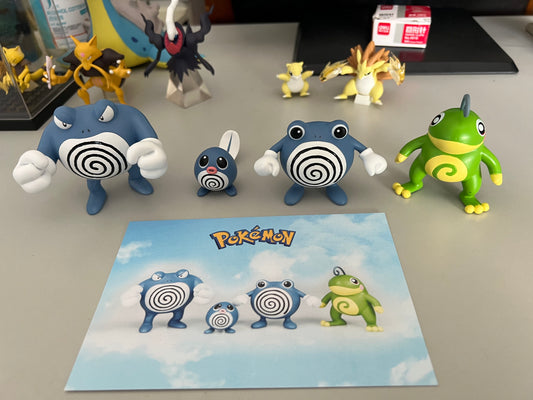 [IN STOCK] 1/20 Scale World Figure [DSS] - Poliwag & Poliwhirl & Poliwrath & Politoed