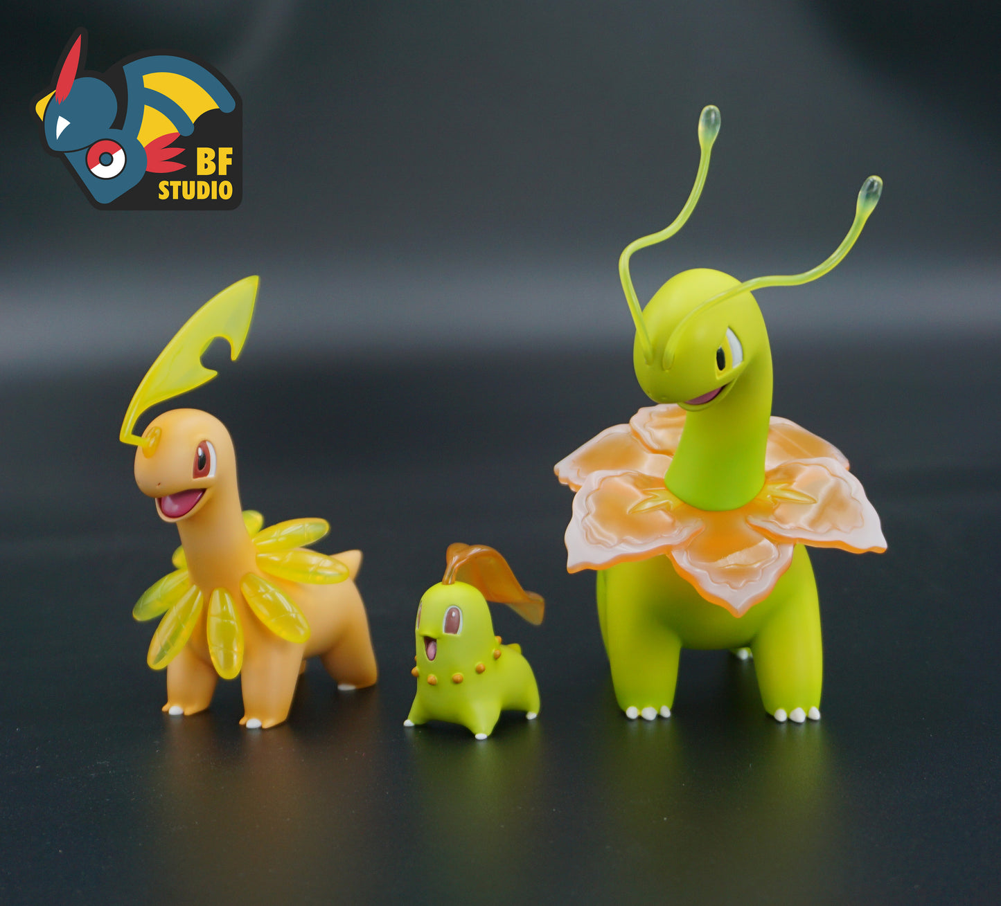 [PREORDER CLOSED] 1/20 Scale World Figure [BF] - Chikorita & Bayleef & Meganium