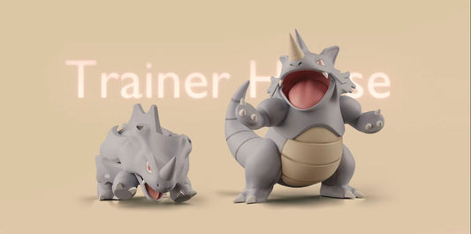 [PREORDER CLOSED] 1/20 Scale World Figure [TRAINER HOUSE] - Rhyhorn & Rhydon