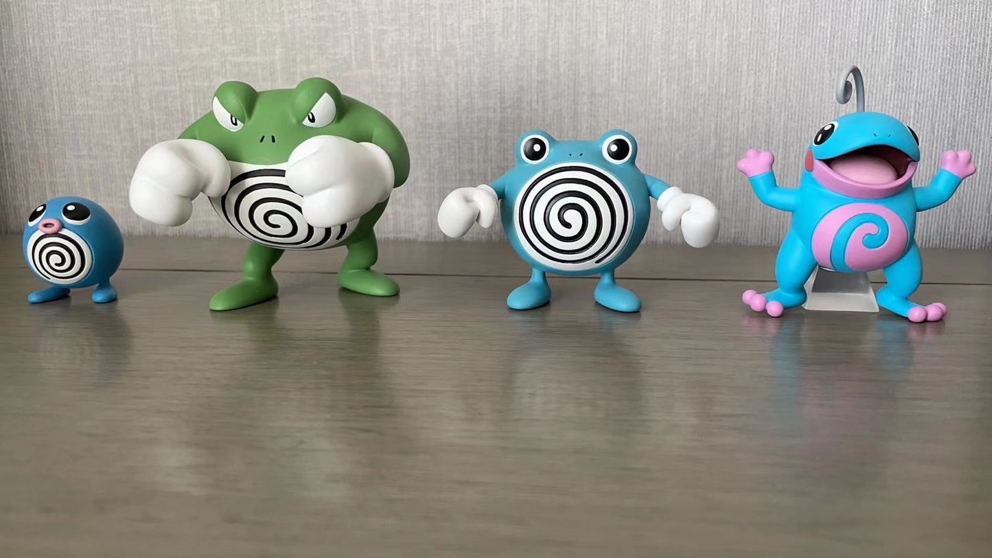 [IN STOCK] 1/20 Scale World Figure [RX] - Poliwag & Poliwhirl & Poliwrath & Politoed