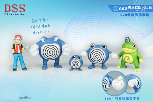 [BALANCE PAYMENT] 1/20 Scale World Figure [DSS Studio] - Poliwag & Poliwhirl & Poliwrath & Politoed