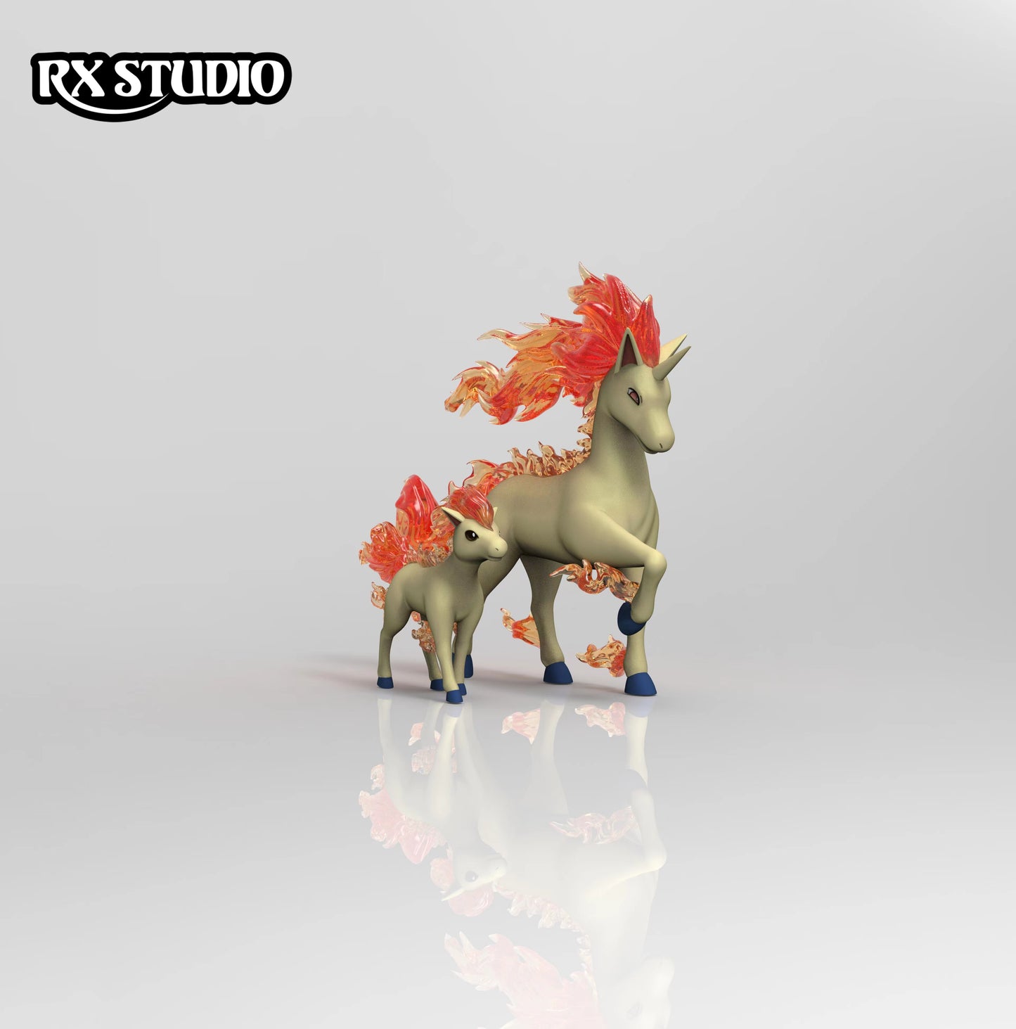 [BALANCE PAYMENT] 1/20 Scale World Figure [RX Studio] - Ponyta & Rapidash