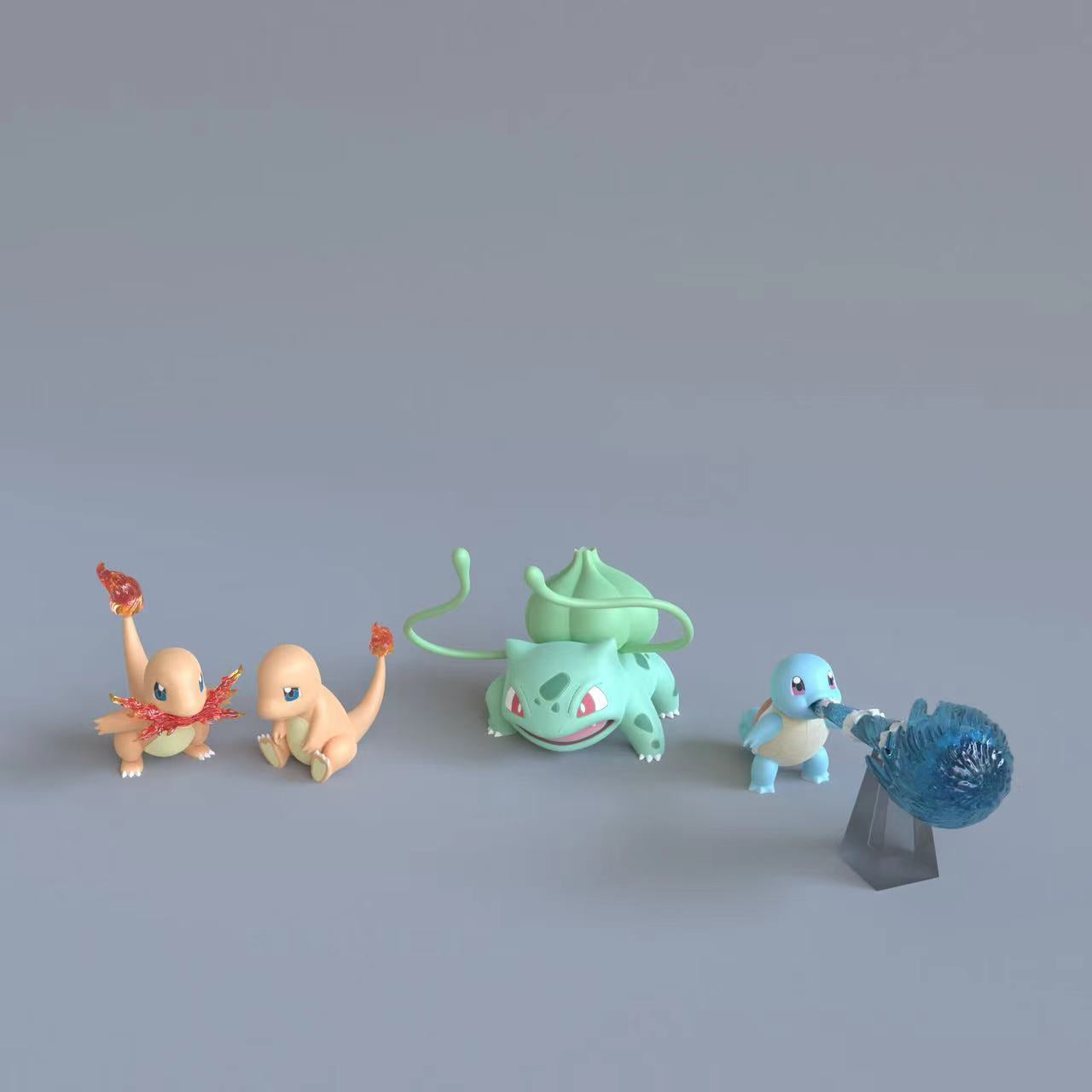 [PREORDER CLOSED] 1/20 Scale World Figure [MOON Studio] - Bulbasaur & Charmander & Squirtle