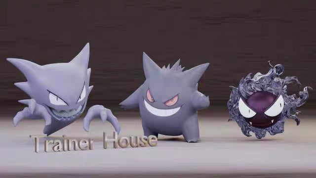 [PREORDER CLOSED] 1/20 Scale World Figure [Trainer House Studio] - Gastly & Haunter & Gengar