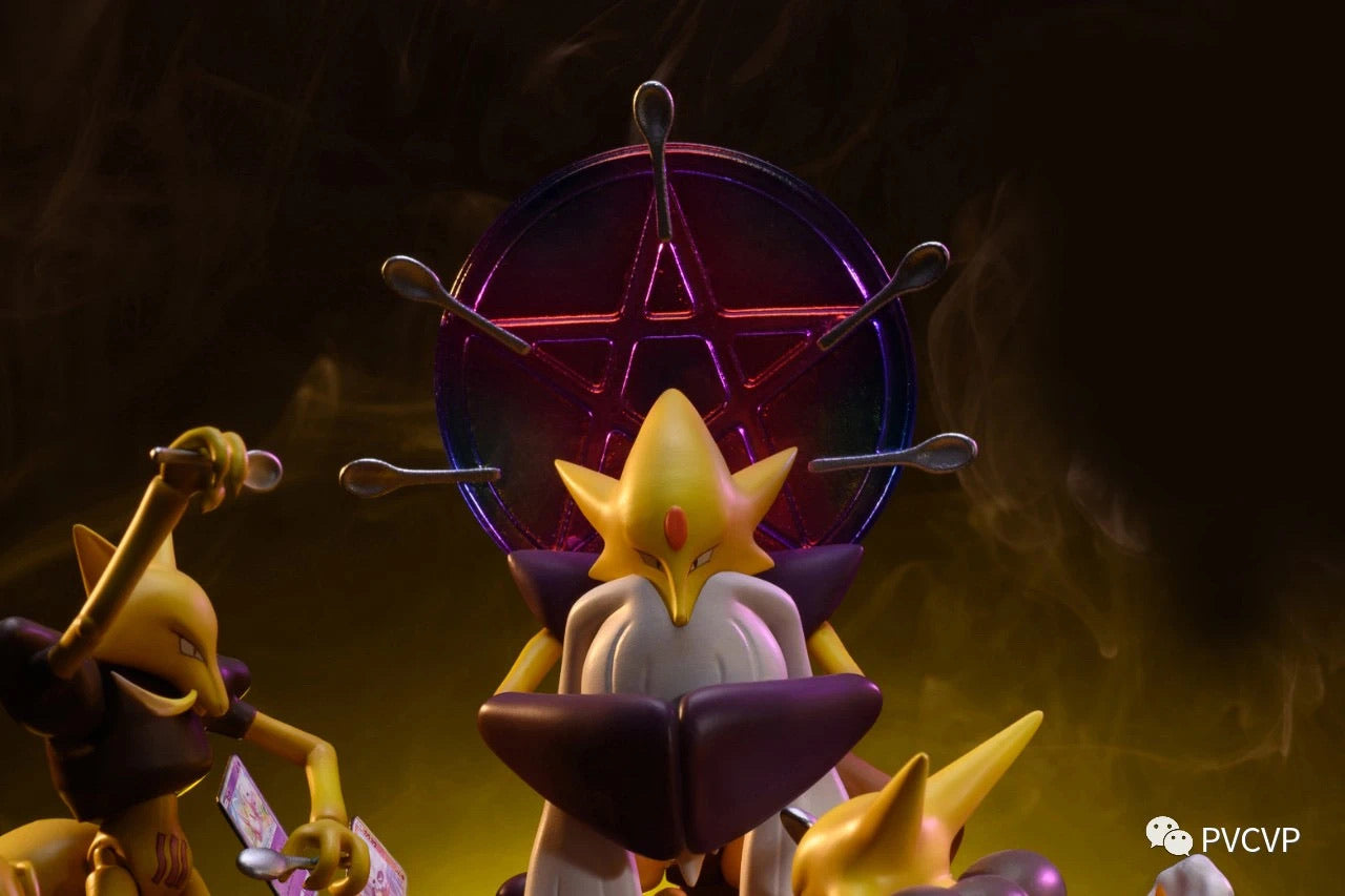 [BALANCE PAYMENT] Pokémon Resin Statue GK 1/20 Scale [North Star Studio] - King of Cards Alakazam