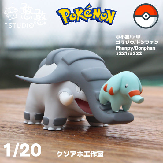 [PREORDER CLOSED] 1/20 Scale World Figure [HH Studio] - Phanpy & Donphan