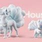 [IN STOCK] 1/20 Scale World Figure [TRAINER HOUSE] - Alolan Vulpix & Ninetales