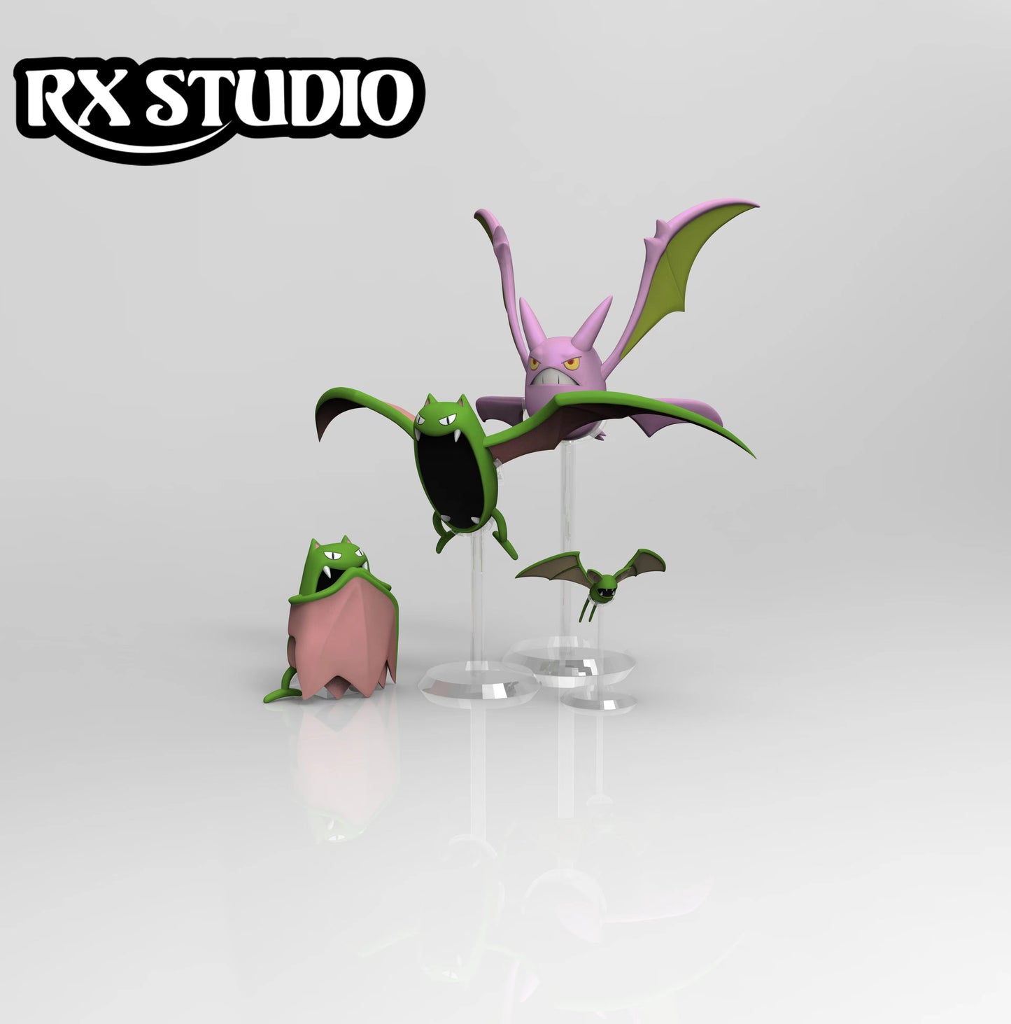 [BALANCE PAYMENT] 1/20 Scale World Figure [RX Studio] - Zubat & Golbat & Crobat
