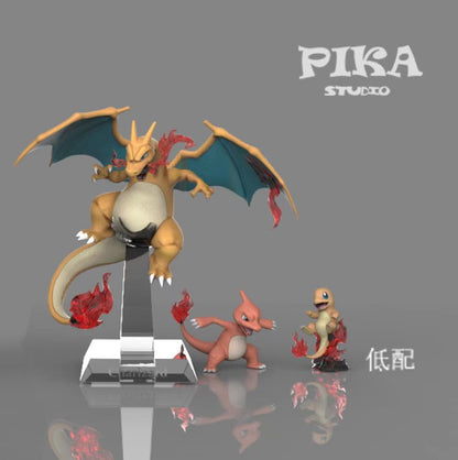 [PREORDER CLOSED] 1/20 Scale World Figure [PIKA] - Charmander & Charmeleon & Charizard