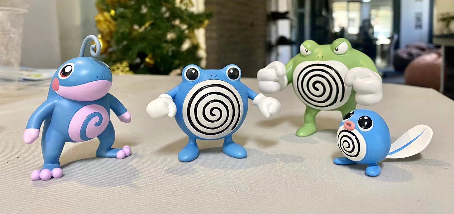 [IN STOCK] 1/20 Scale World Figure [DSS] - Poliwag & Poliwhirl & Poliwrath & Politoed