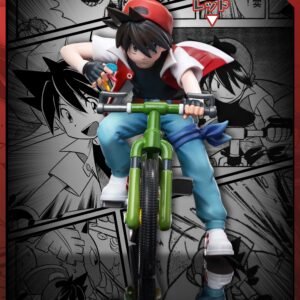 [REMAINING BALANCE] 1/20 Scale World Figure [RED ART] - Red (Adventures) & Bike