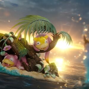 [REMAINING BALANCE] Mini Statue [RAVEN] - Slowpoke & Galarian Slowpoke