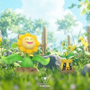 [PREORDER] 1/20 Scale World Figure [WONDER] - Sunkern & Sunflora & Sudowoodo & Bonsly
