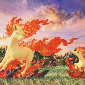 [IN STOCK] 1/20 Scale World Figure [PALLET TOWN] - Ponyta & Rapidash
