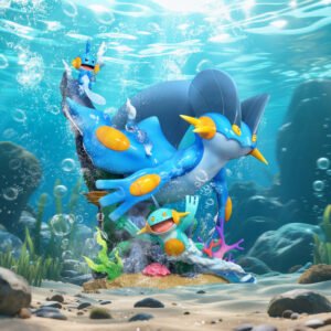 [PREORDER] 1/20 Scale World Figure [XO] - Mudkip & Marshtomp & Swampert
