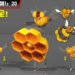 [PREORDER] 1/20 Scale World Figure [SXG] - Combee & Vespiquen