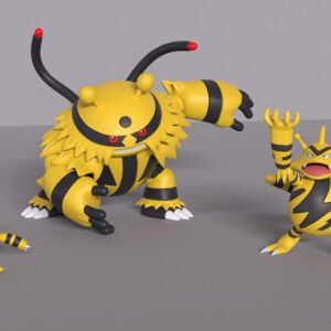[PREORDER] 1/20 Scale World Figure [MEGAZZ] - Electabuzz & Elekid & Electivire
