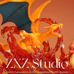 [IN STOCK] 1/20 Scale World Figure [PALLET TOWN] - Charmander & Charmeleon & Charizard
