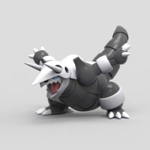 [REMAINING BALANCE] 1/20 Scale World Figure [EC] - Aron & Lairon & Aggron