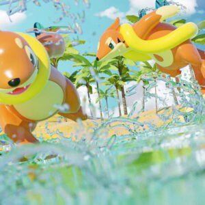 [REMAINING BALANCE] 1/20 Scale World Figure [PALLET TOWN] - The Beach set