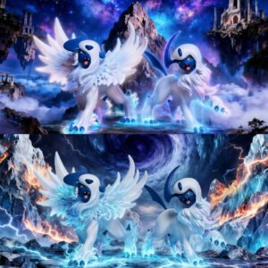 [IN STOCK] 1/20 Scale World Figure [CHANGQING] - Absol & Mega Absol