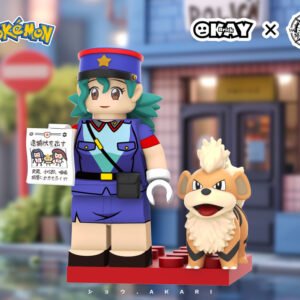 [PREORDER] Pokémon Minifigure [OKAY BRICK & NEW WORLD] - Officer Jenny & Growlithe