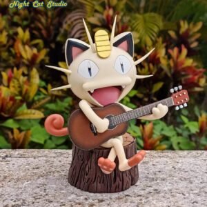[PREORDER CLOSED] Mini Figure [Night Cat] - Meowth Plays Guitar