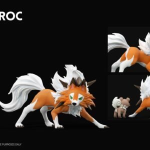 [REMAINING BALANCE] 1/20 Scale World Figure [WONDER] - Rockruff & Lycanroc