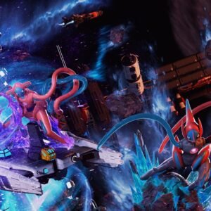 [REMAINING BALANCE] 1/20 Scale World Figure [DM] - Deoxys (Speed Forme & Normal Forme)