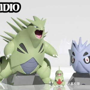[PREORDER CLOSED] 1/20 Scale World Figure [RX] - Larvitar & Pupitar & Tyranitar