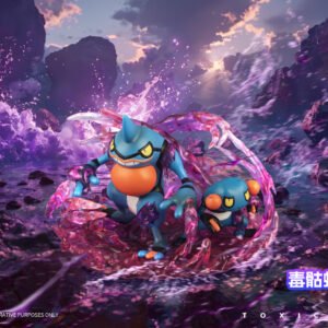 [IN STOCK] 1/20 Scale World Figure [KC] - Croagunk & Toxicroak