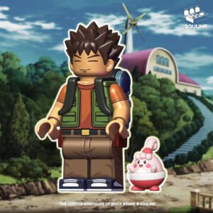 [PREORDER] Pokémon Minifigure [SOULINK] - Brock & Happiny & Geodude