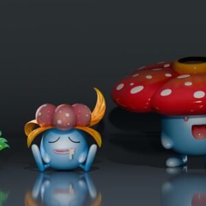 [PREORDER] 1/20 Scale World Figure [JIANG] - Oddish & Gloom & Vileplume