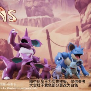 [REMAINING BALANCE] 1/20 Scale World Figure [IRIS] - Nidoran♂ & Nidorino & Nidoking & Nidoran♀ & Nidorina & Nidoqueen