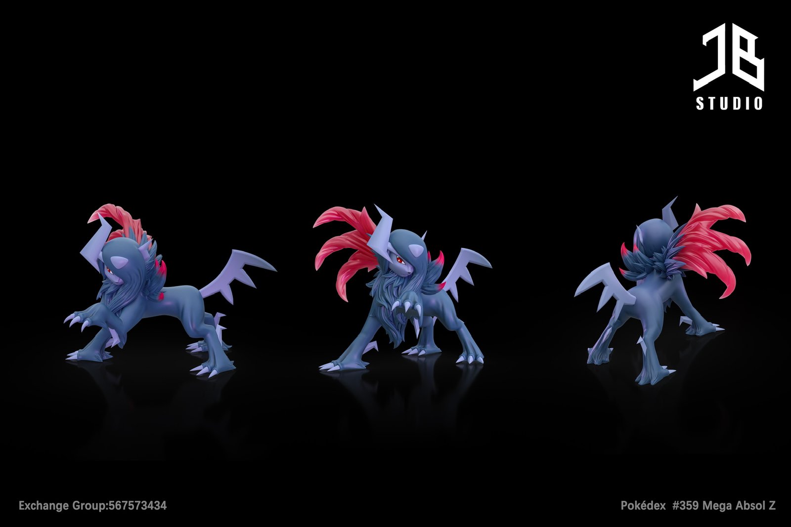 PREORDER] 1/20 Scale World Figure [JB] - Mega Absol Z - POKÉ GALERIE