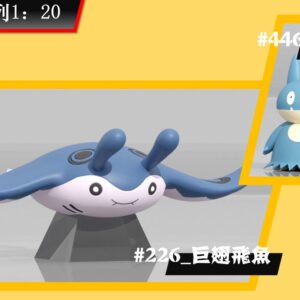 [PREORDER CLOSED] 1/20 Scale World Figure [SXG] - Mantine & Munchlax