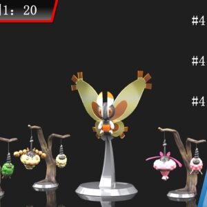 [IN STOCK] 1/20 Scale World Figure [SXG] - Burmy & Wormadam & Mothim