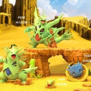 [PREORDER] 1/20 Scale World Figure [AYS] - Larvitar & Pupitar & Tyranitar & Mega Tyranitar