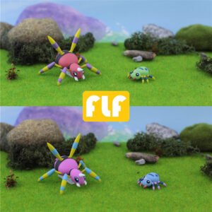 [IN STOCK] 1/20 Scale World Figure [FLF] - Spinarak & Ariados