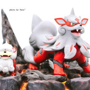 [IN STOCK] 1/20 Scale World Figure [XO] - Hisuian Growlithe & Arcanine