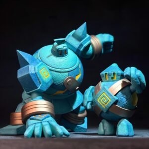 [REMAINING BALANCE] 1/20 Scale World Figure [MONSTER RESEARCH INSTITUTE] - Golett & Golurk