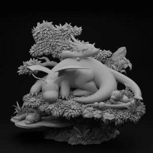 [PREORDER] 1/20 Scale World Figure [DM & SG] - Sleeping Dratini & Dragonair & Dragonite