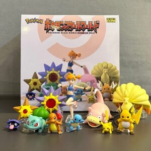 [IN STOCK] 1/20 Scale World Figure [BANDAÏ] - Misty & Bulbasaur & Charmander & Squirtle & Pikachu & Raichu & Ninetales & Slowpoke & Shellder & Staryu & Starmie