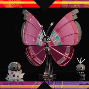 [REMAINING BALANCE] 1/20 Scale World Figure [SXG] - Scatterbug & Spewpa & Vivillon