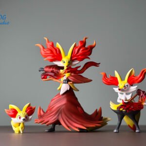 [PREORDER] 1/20 Scale World Figure [FOG] - Fennekin & Braixen & Delphox