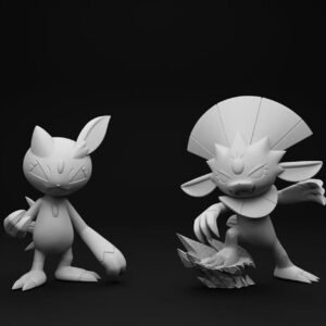 [PREORDER] 1/20 Scale World Figure [YR] - Sneasel & Weavile