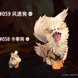 [REMAINING BALANCE] 1/20 Scale World Figure [JB] - Growlithe & Arcanine