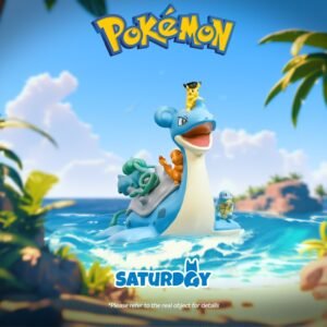 [IN STOCK] 1/40 Zukan figure [SATURDAY] - Bulbasaur & Charmander & Squirtle & Pikachu & Lapras